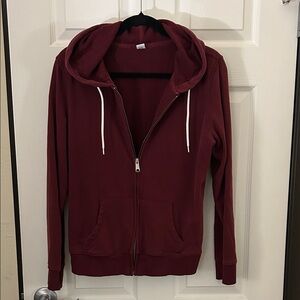 Old Navy Maroon Zip-Up Hoodie